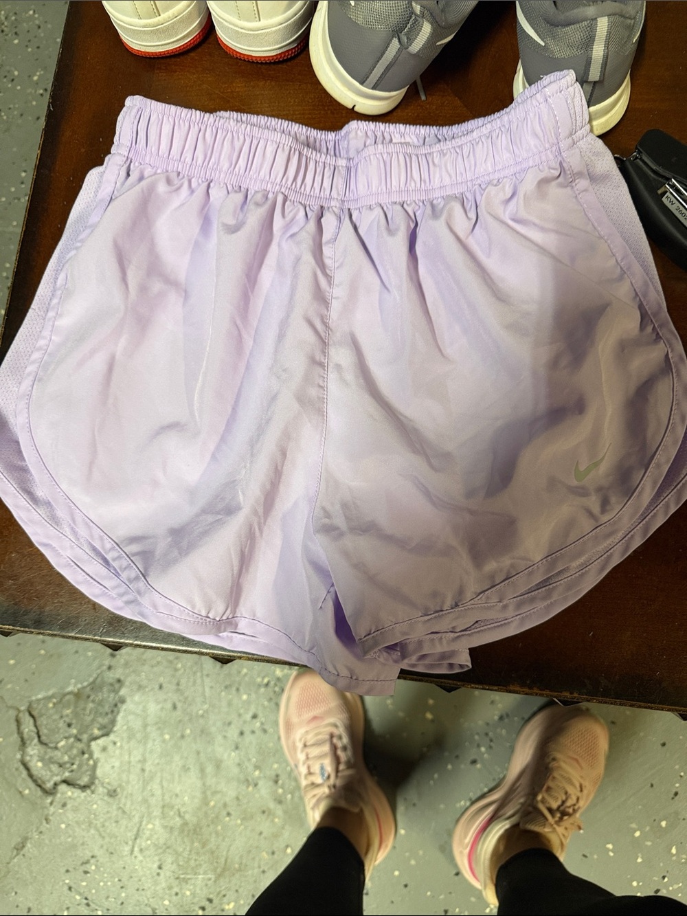 Nike Women's Lilac Athletic Running Shorts
